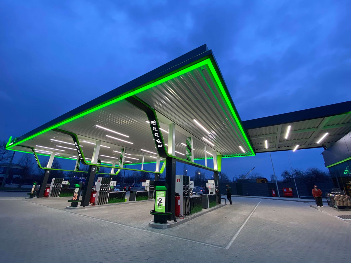 Топливораздаточные колонки Gilbarco на АЗС Автотранс Полтава